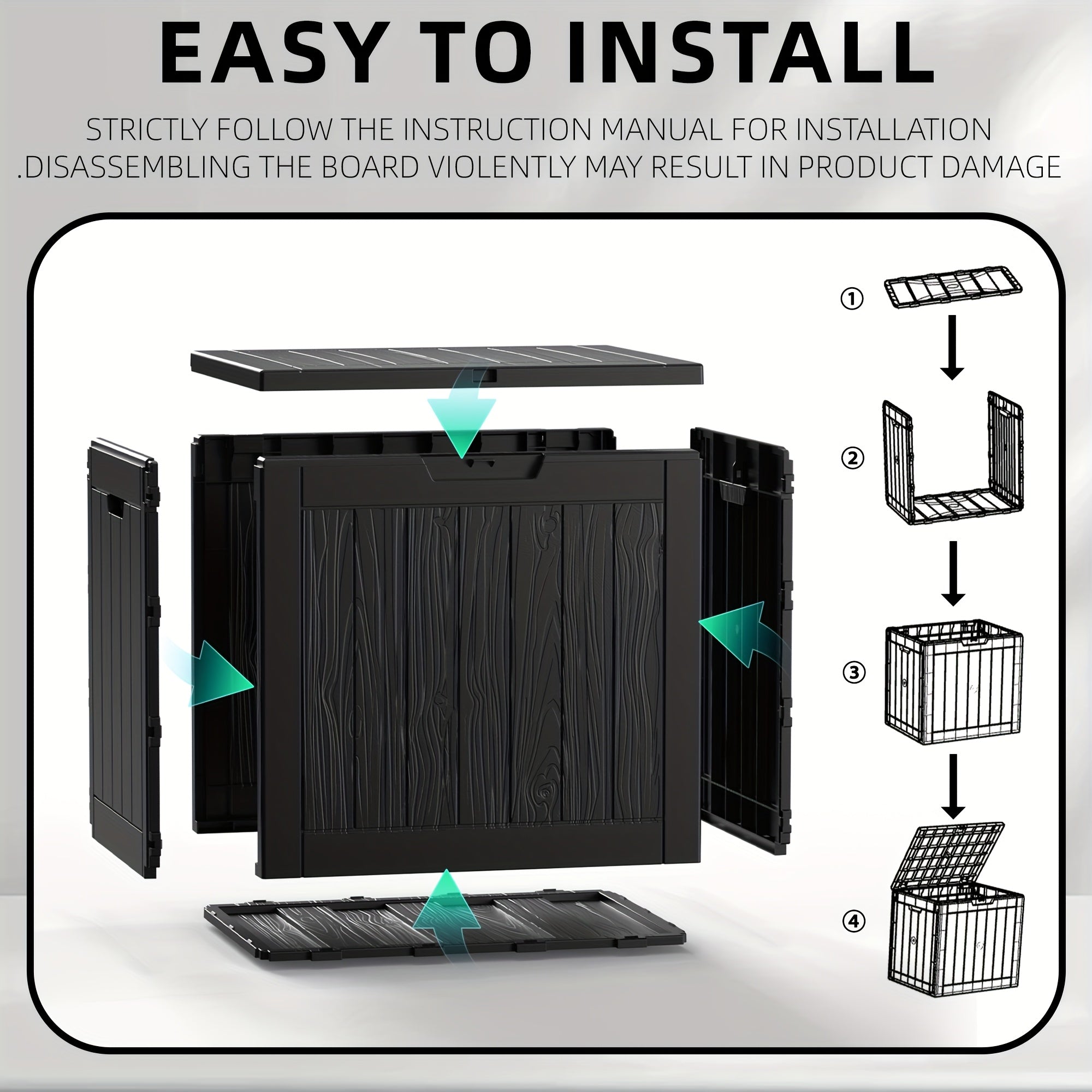 35 Gallon Outdoor Resin Storage Box