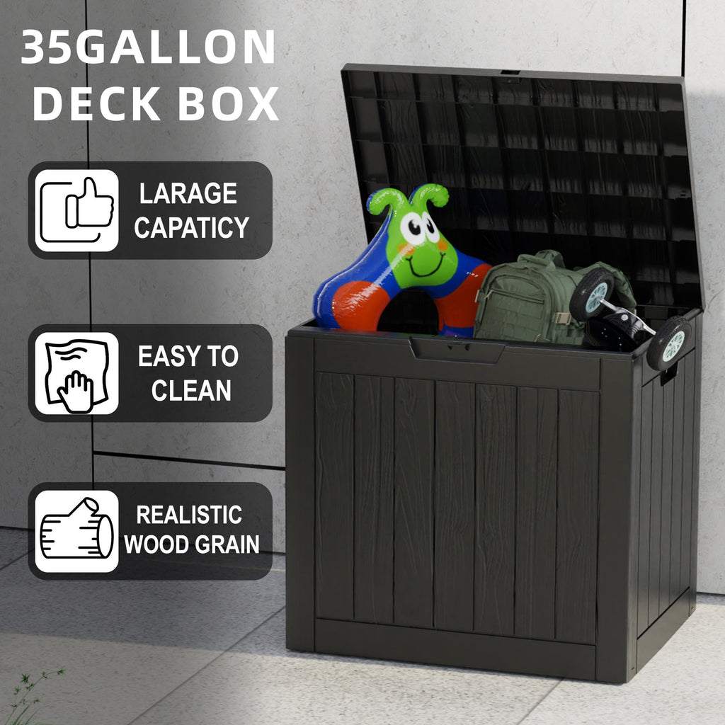 35 Gallon Outdoor Resin Storage Box