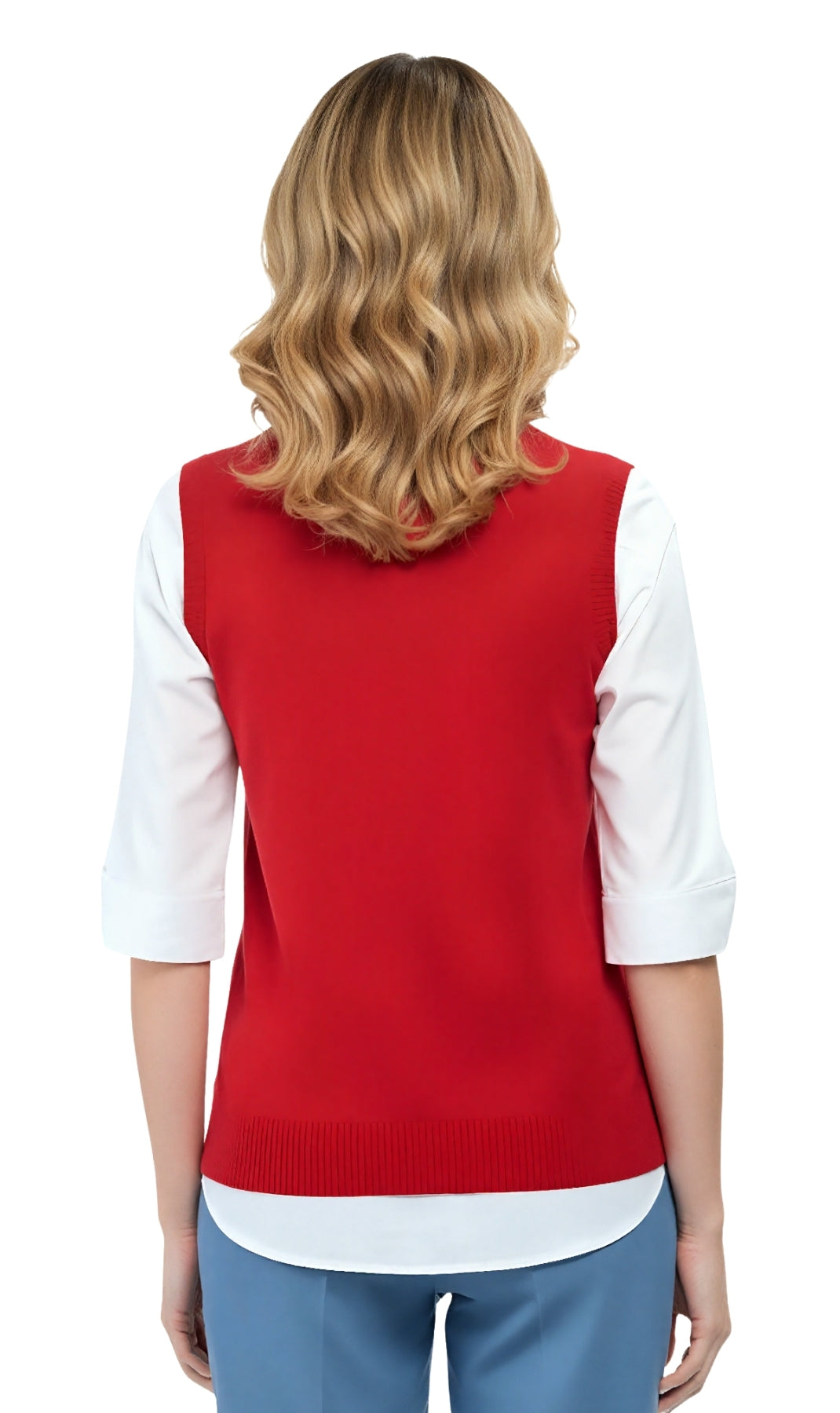 Womens Button Front Sweater Vest