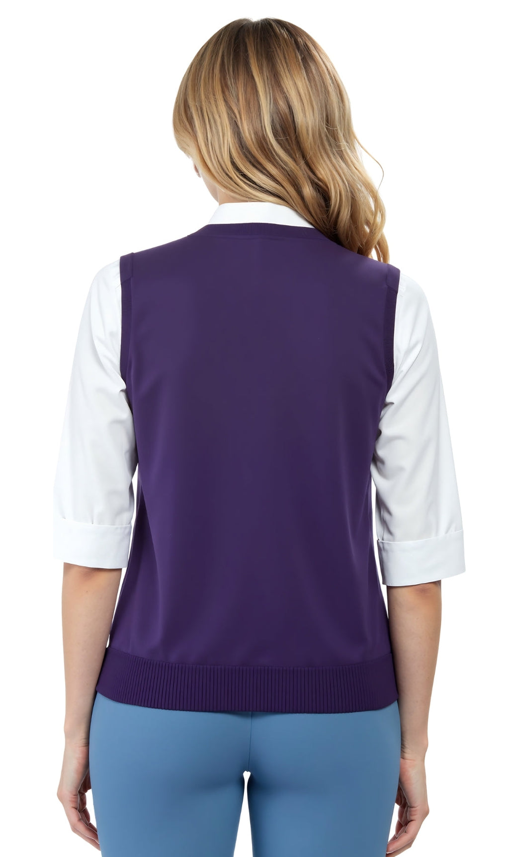 Womens Button Front Sweater Vest