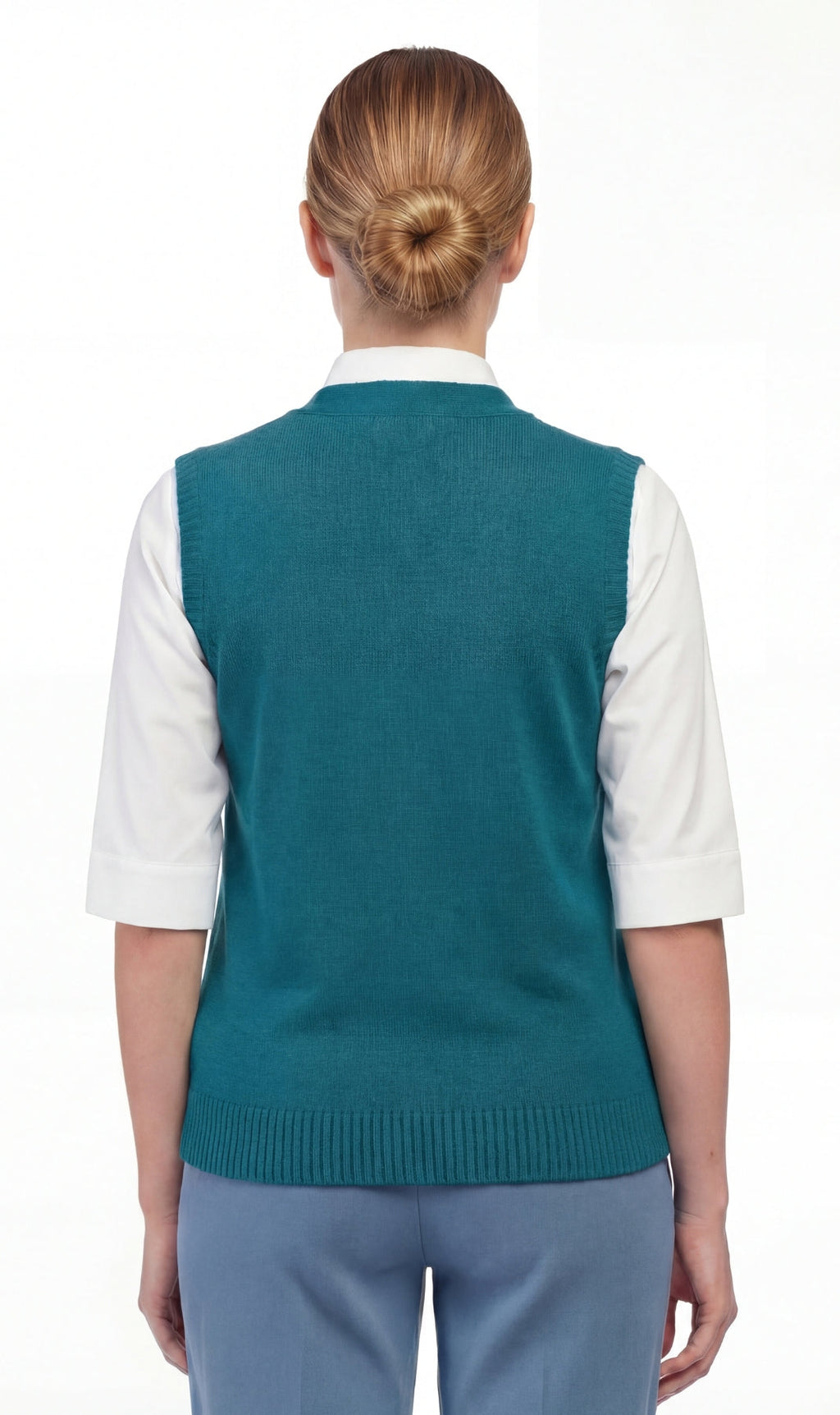 Womens Button Front Sweater Vest