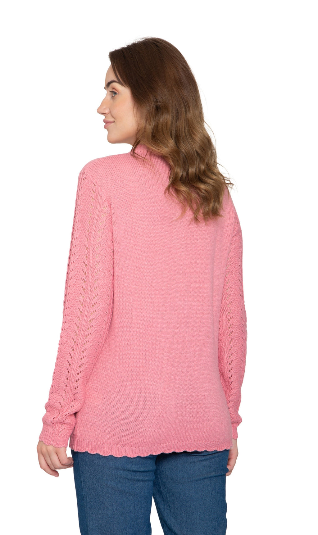 Women's Button Front Crochet Cardigan