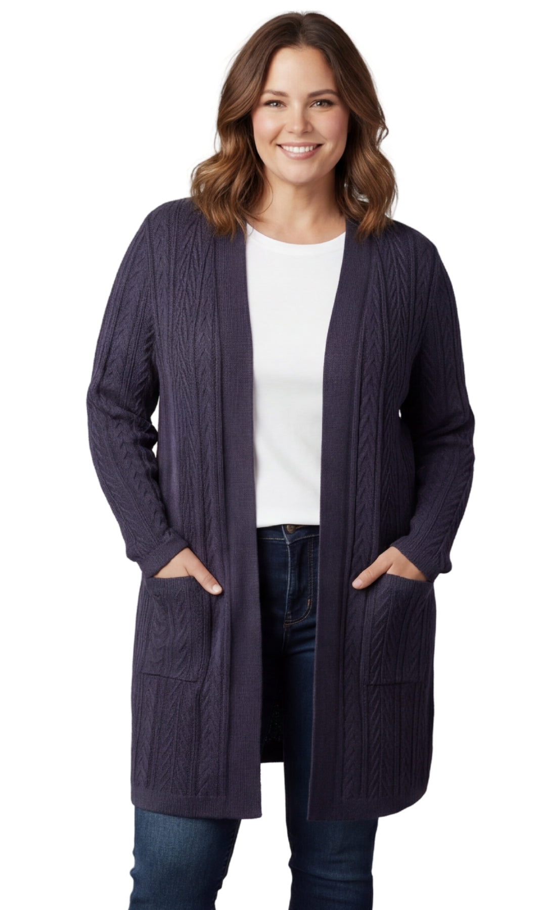 Damenpullover mit Taschen