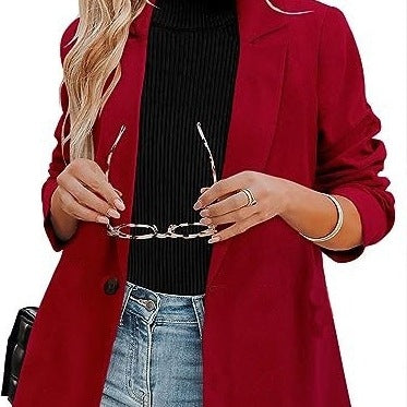 Slim-Fit Single-Breasted Blazer