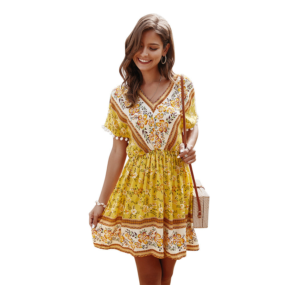Women's High-End Sexy Summer Dress – Cotton