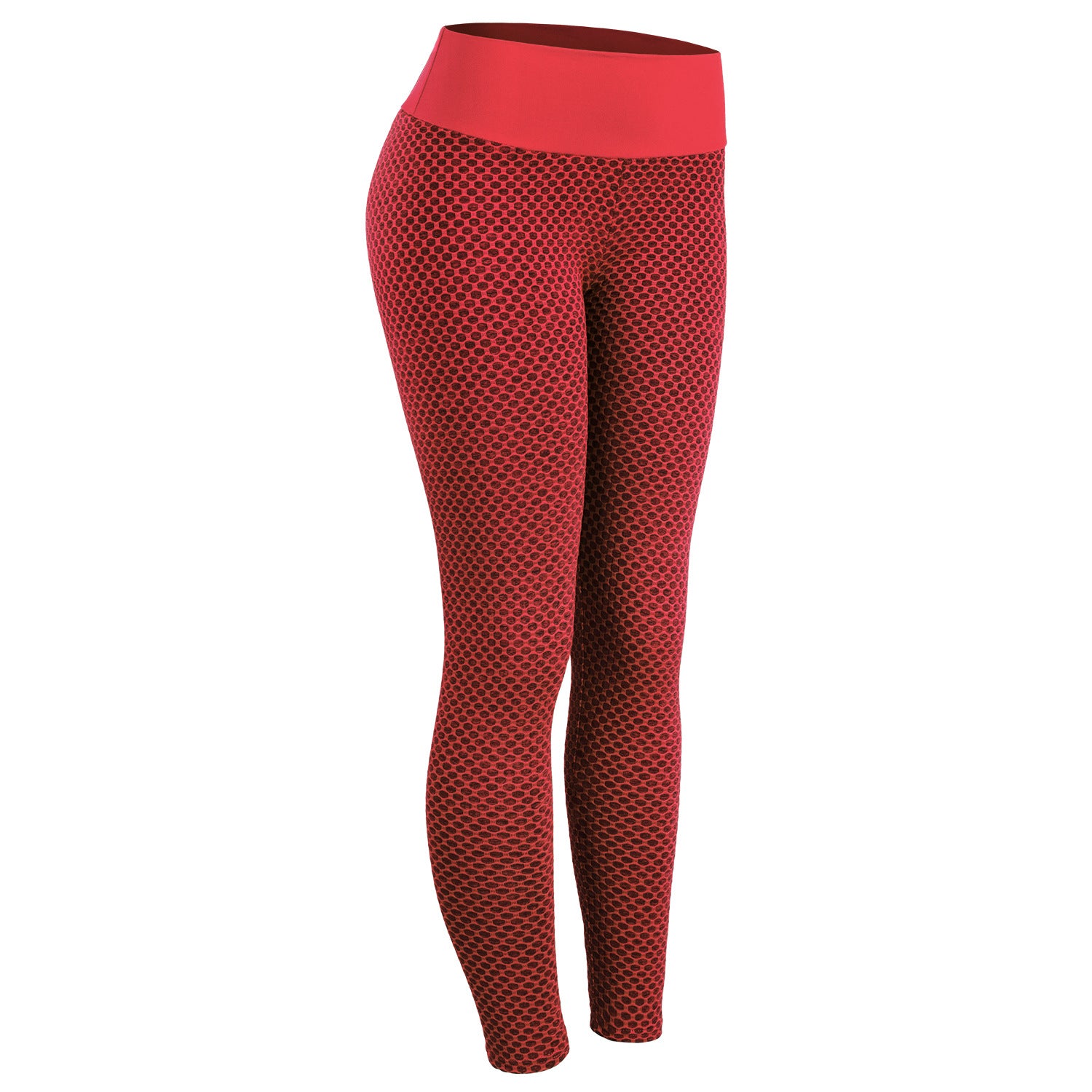 Women's Plaid Seamless High Waist Yoga Leggings – Breathable Fitness Gym Pants