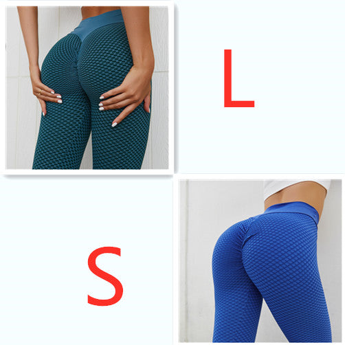 Women's Plaid Seamless High Waist Yoga Leggings – Breathable Fitness Gym Pants