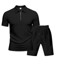 Summer Men's Loose Casual Two-Piece Set – Short Sleeve Top & Shorts
