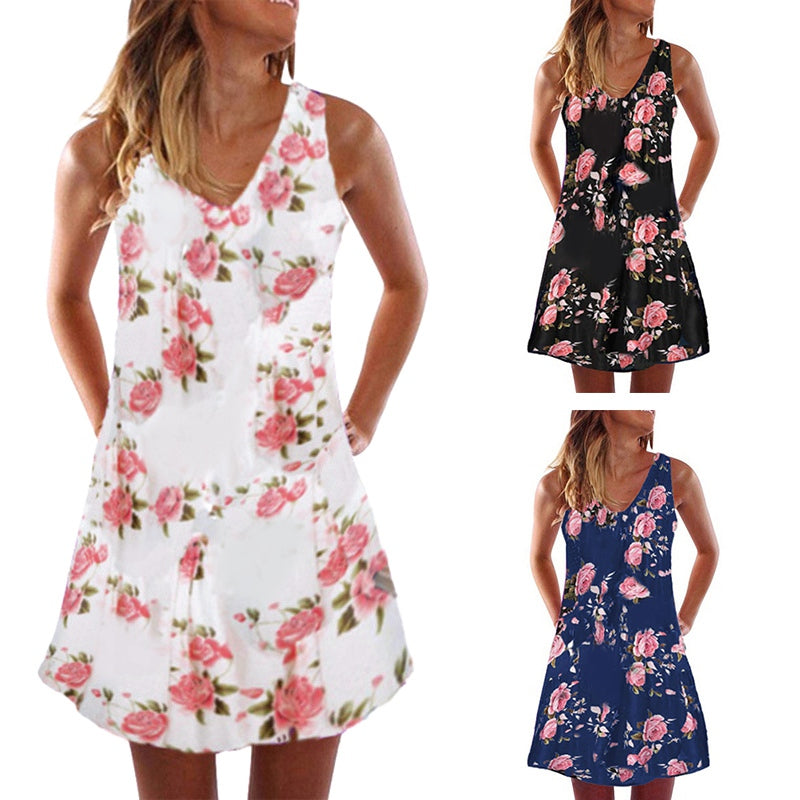 Women's Summer Oversized Dress – Cotton Blend Relaxed Fit