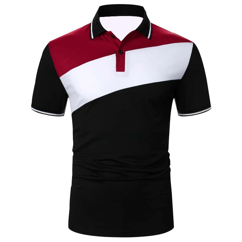 Men's Patchwork Modern Polo Shirts