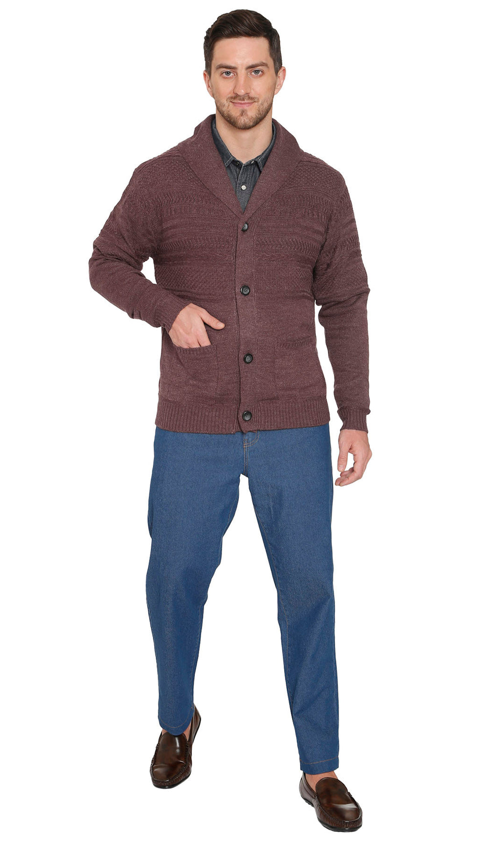Men's Jacquard Knit Sweater