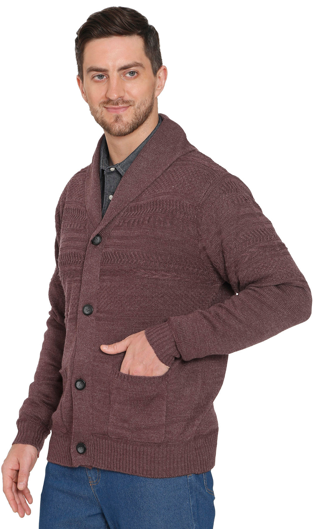 Men's Jacquard Knit Sweater