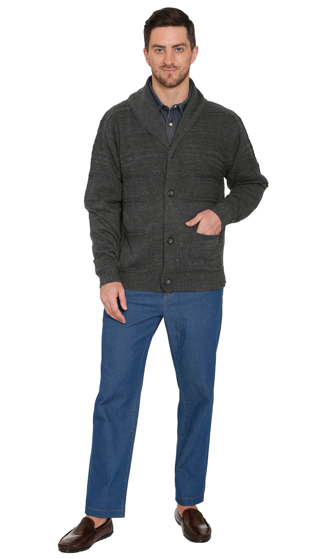 Men's Jacquard Knit Sweater