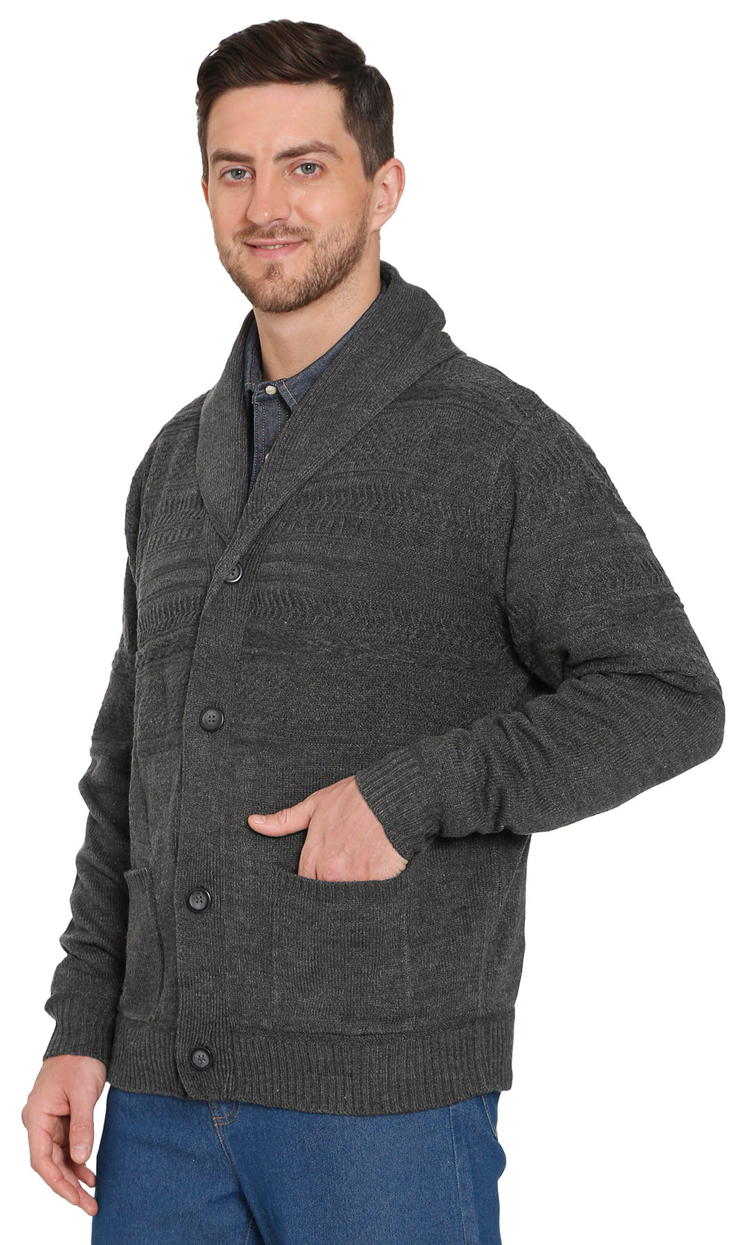 Men's Jacquard Knit Sweater