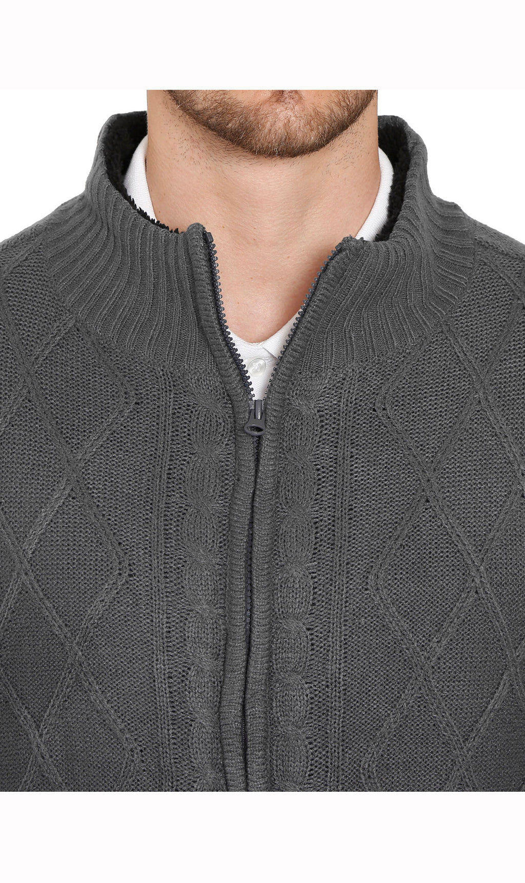Mens Fleece Lined Sweater