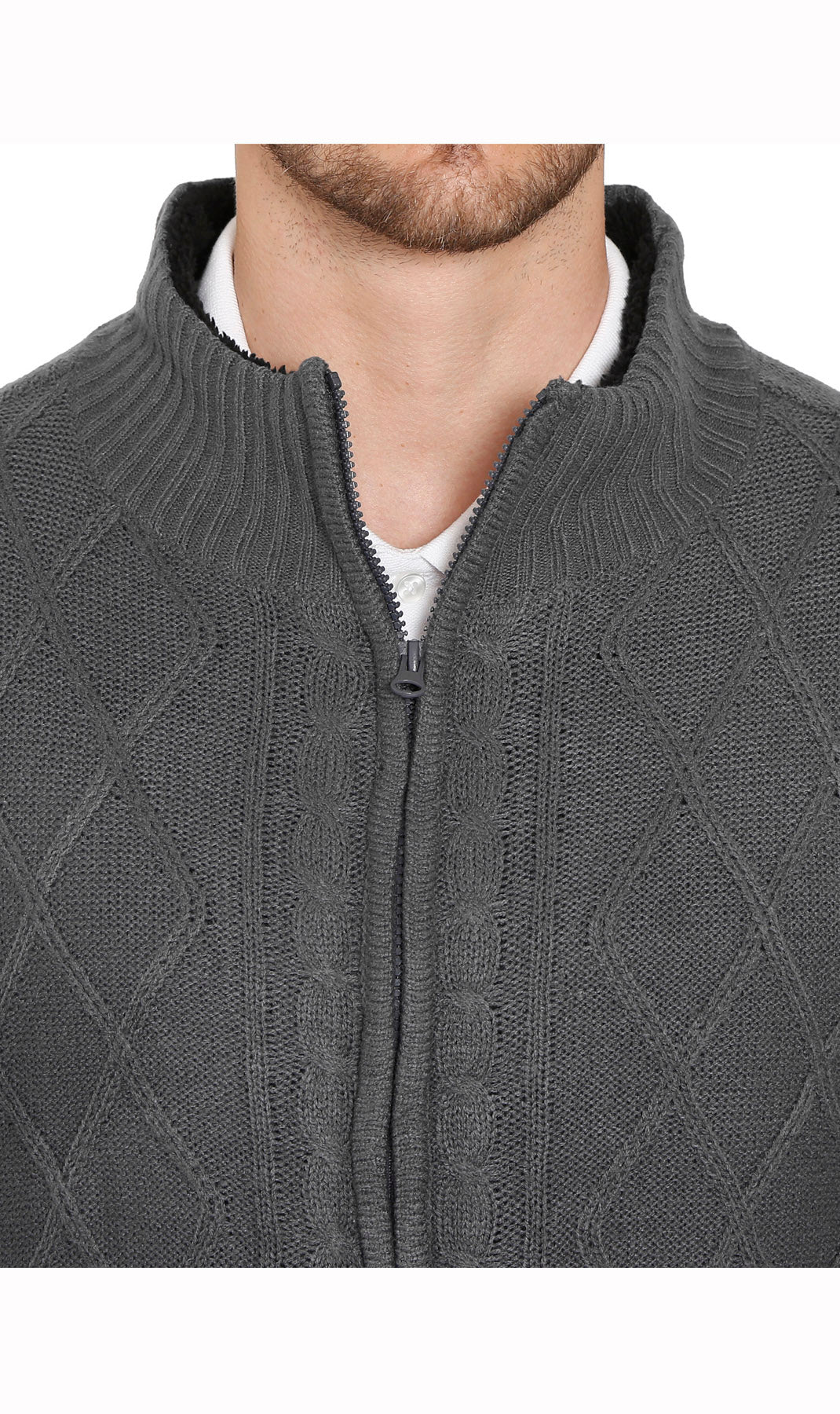 Mens Fleece Lined Sweater