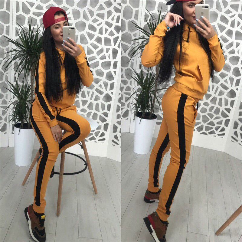 Color-Block Viscose Lounge Set