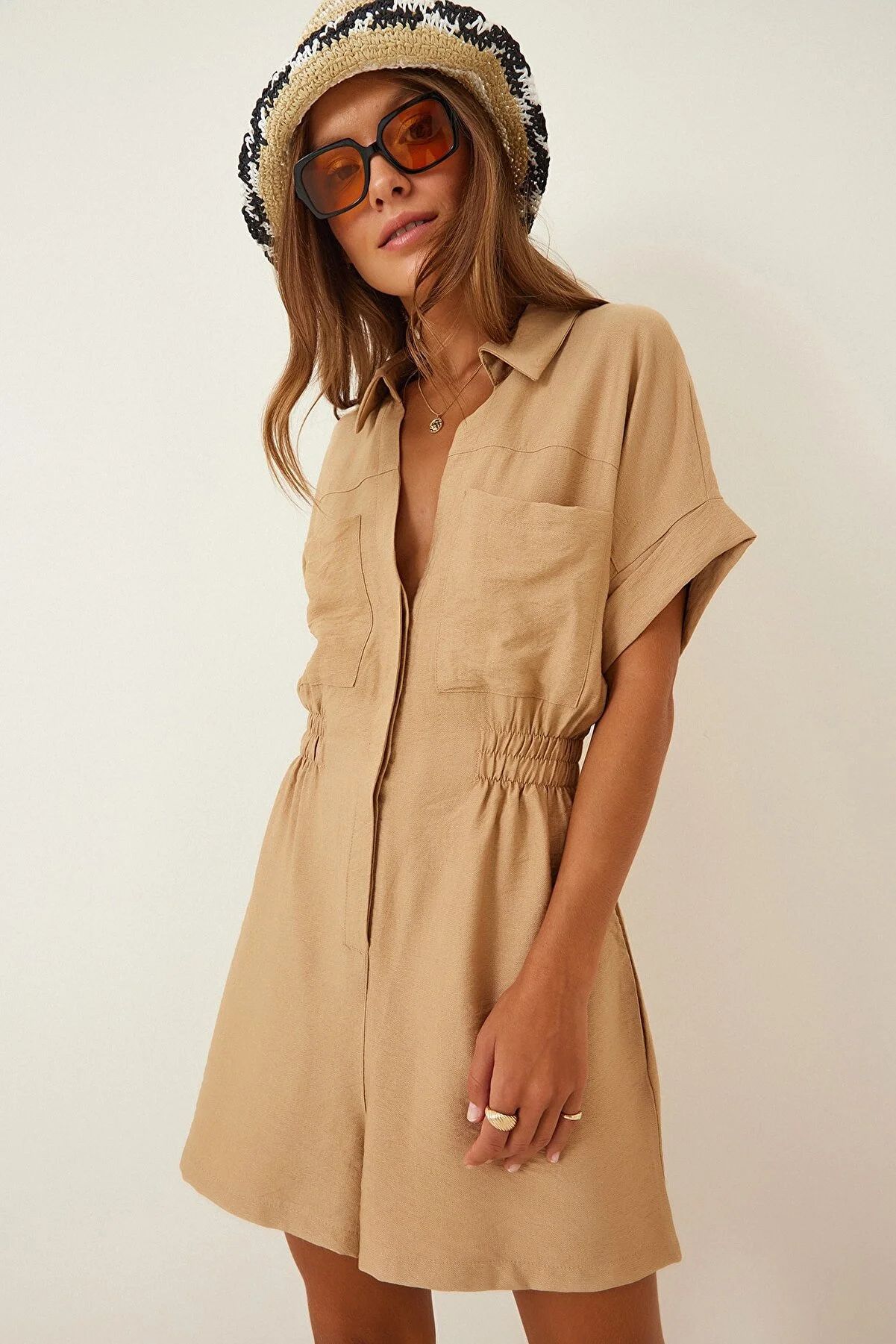 Cotton Linen Jumpsuit