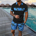 Men's Summer Leisure Two-Piece Set – Top & Shorts