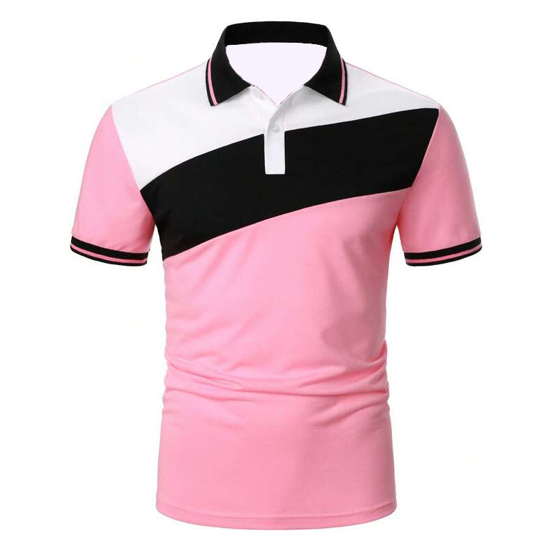 Men's Patchwork Modern Polo Shirts