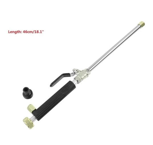2-in-1 High-Pressure Jet Washer & Garden Hose Nozzle