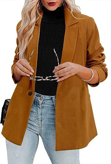 Slim-Fit Single-Breasted Blazer