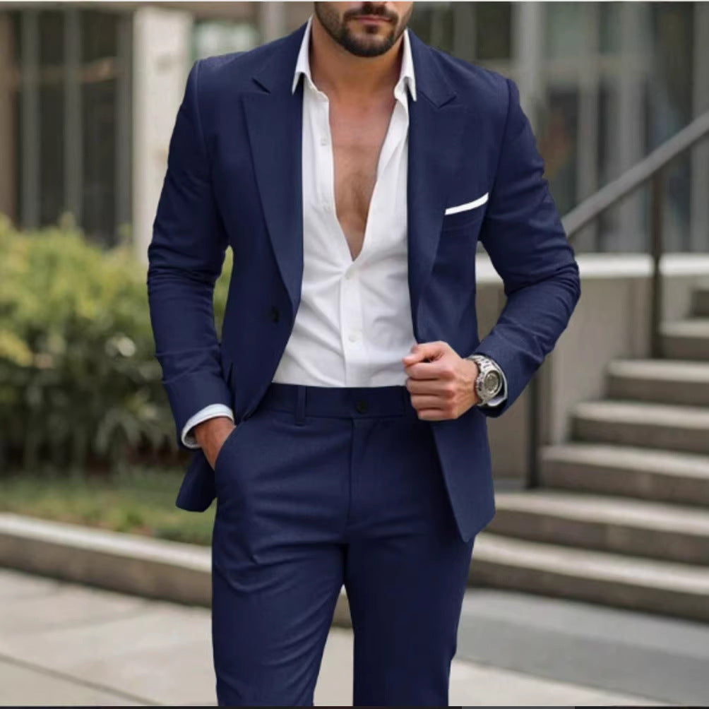 Mens Two-piece Business Suit