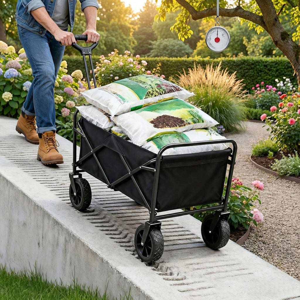 Heavy Duty Folding Garden  Utility Cart