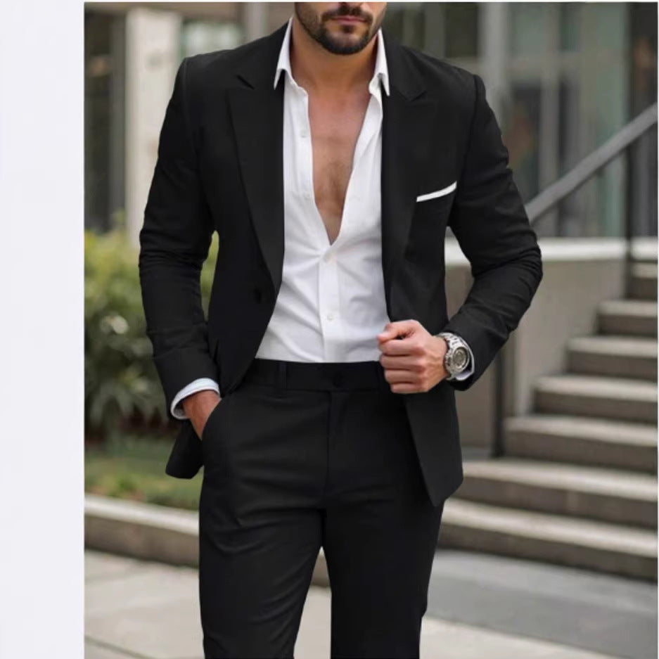 Mens Two-piece Business Suit