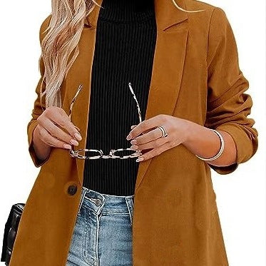 Slim-Fit Single-Breasted Blazer