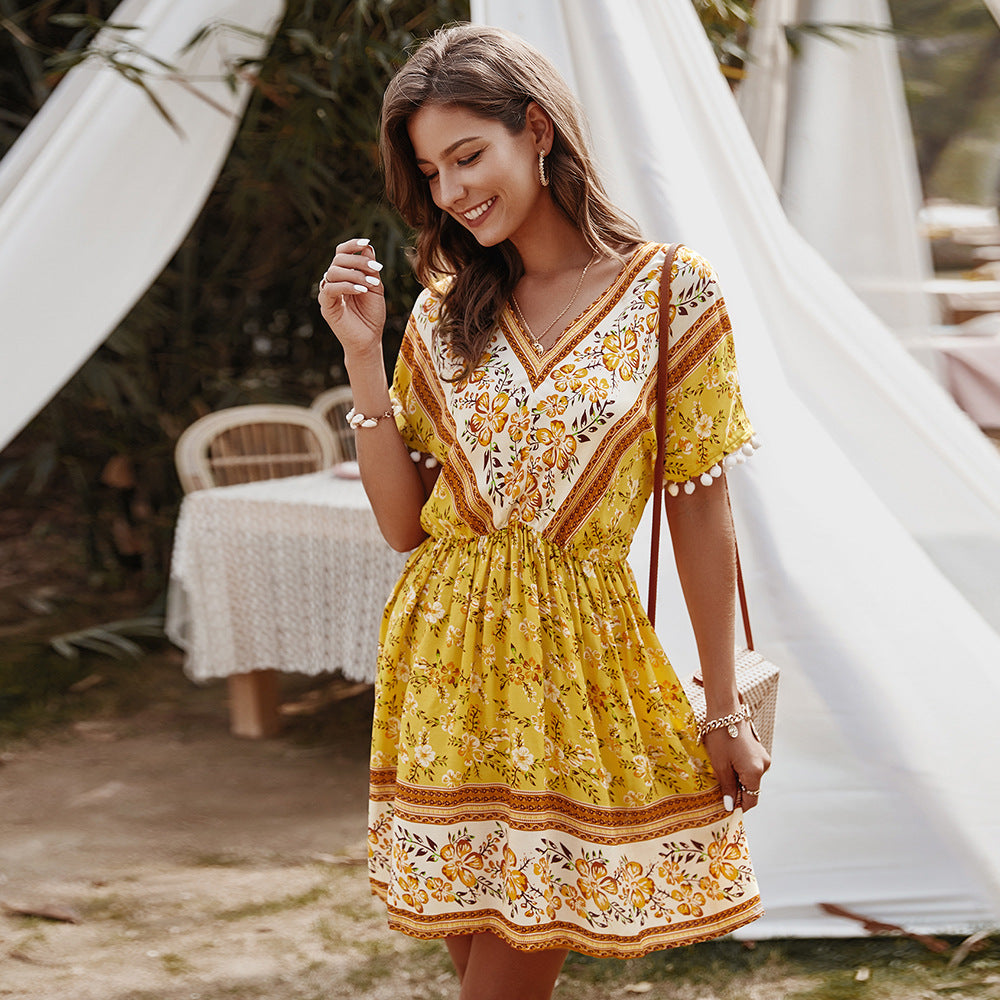 Women's High-End Sexy Summer Dress – Cotton