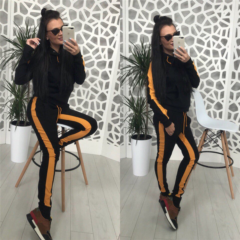 Color-Block Viscose Lounge Set