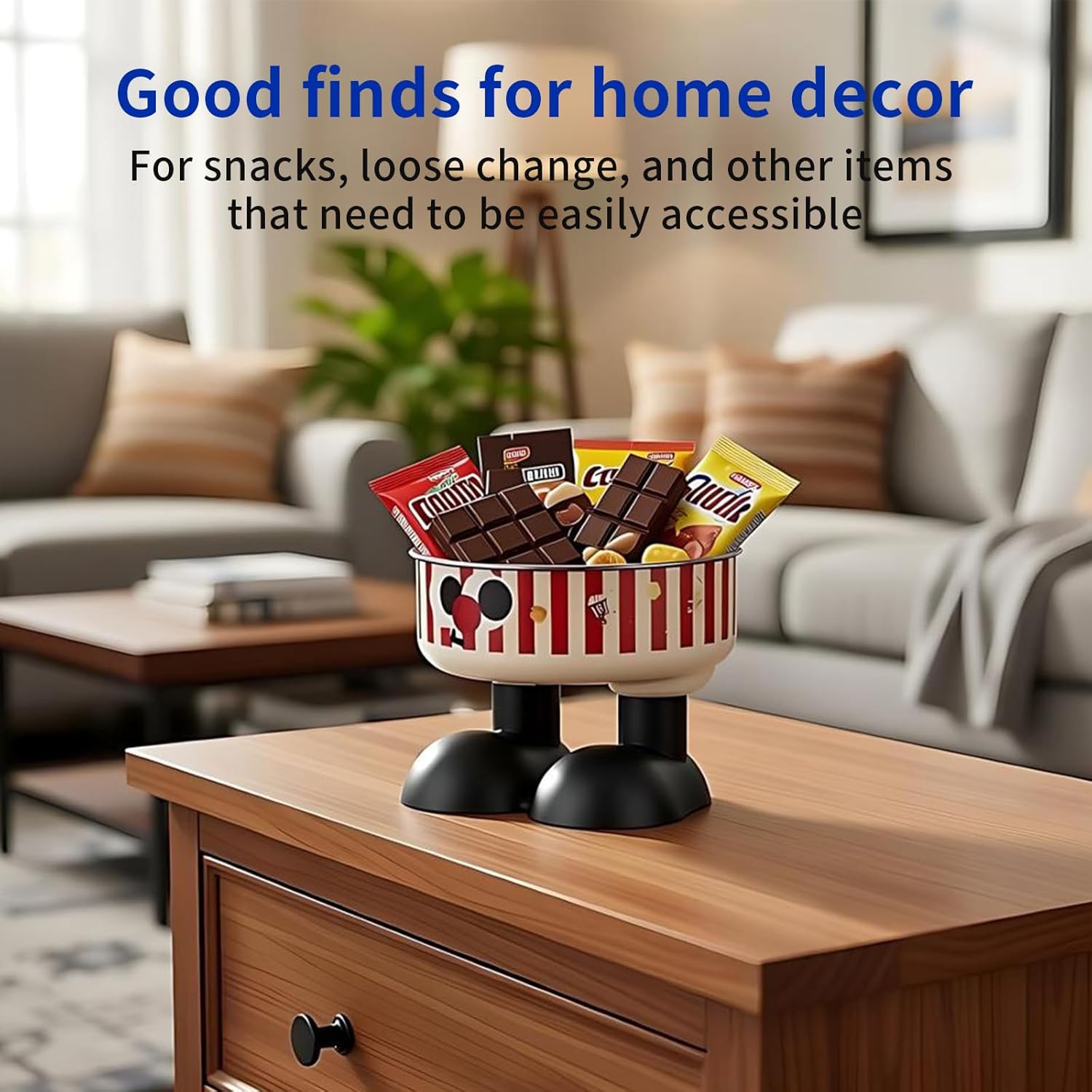 Striped Elevated Pet Bowl