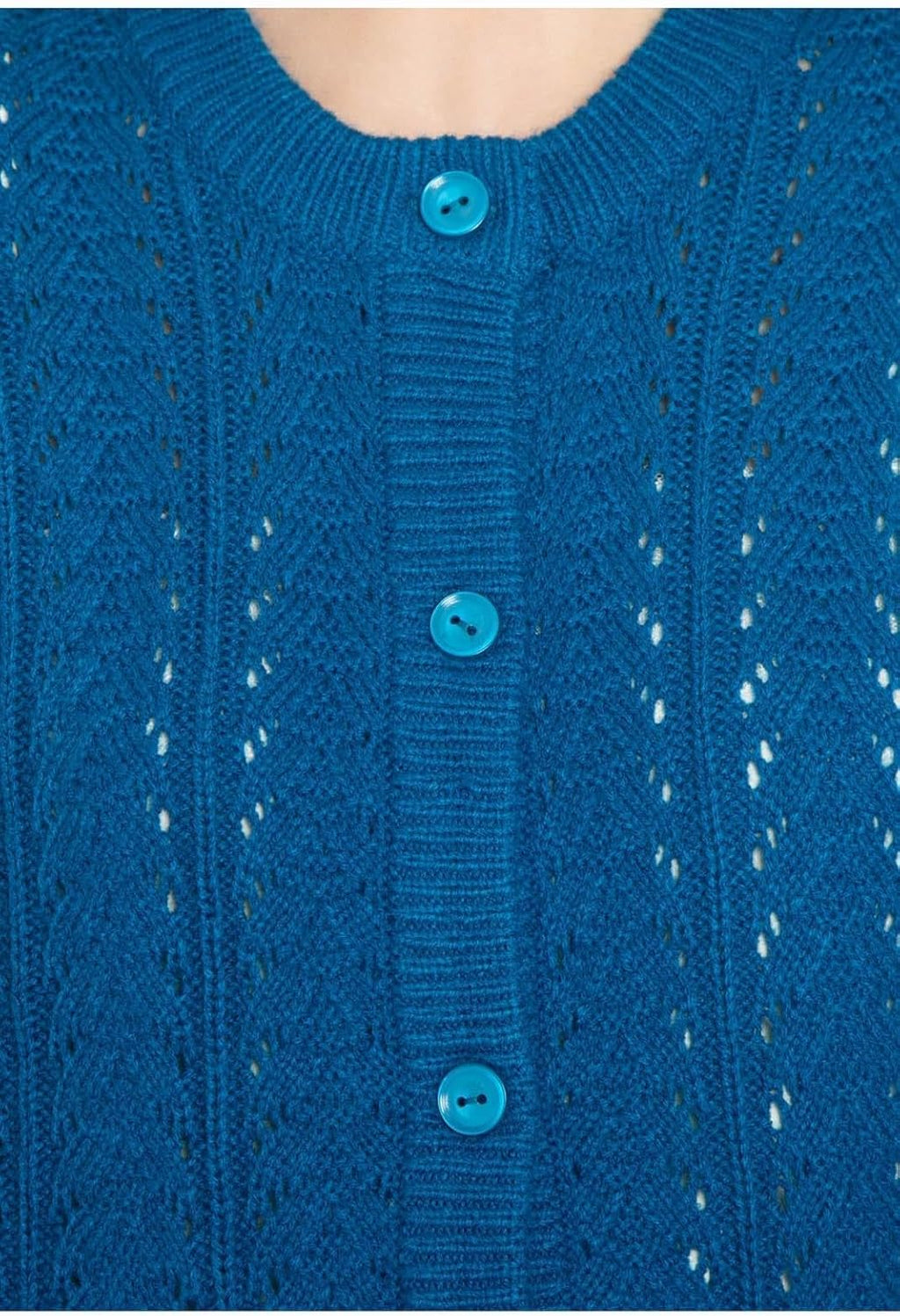 Women's Button Front Crochet Cardigan