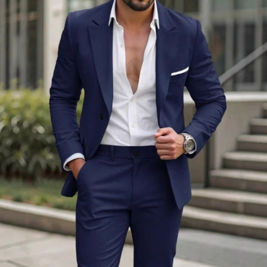 Mens Two-piece Business Suit