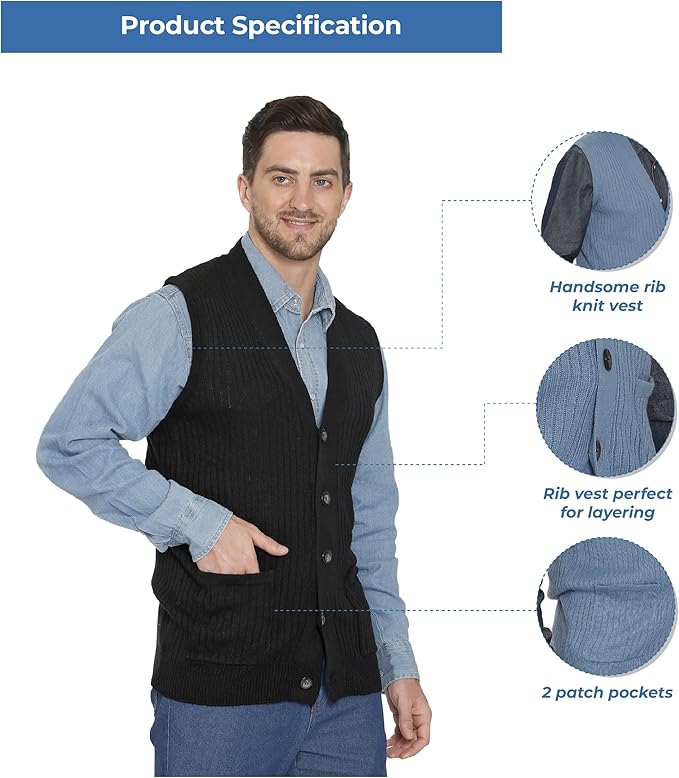 Men's Relaxed Sweater Vest