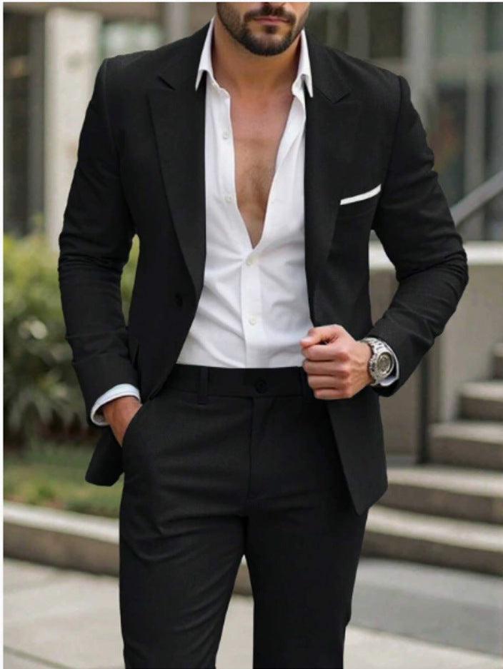 Mens Two-piece Business Suit