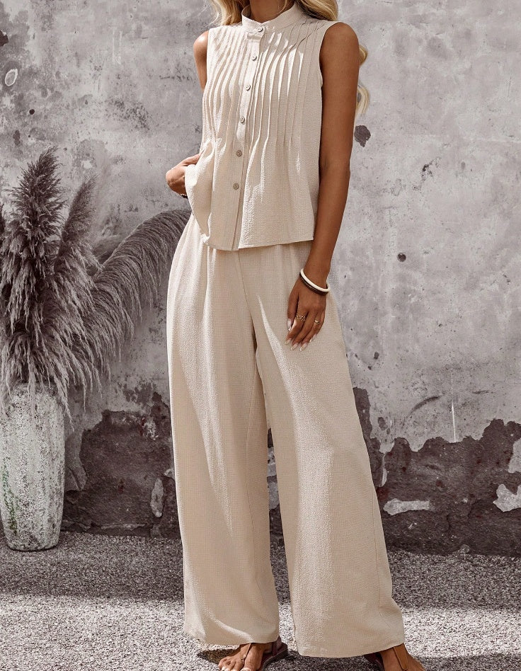 Women's Two-Piece Summer Set – Top & Pants