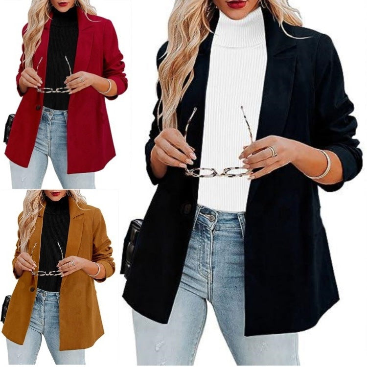 Slim-Fit Single-Breasted Blazer