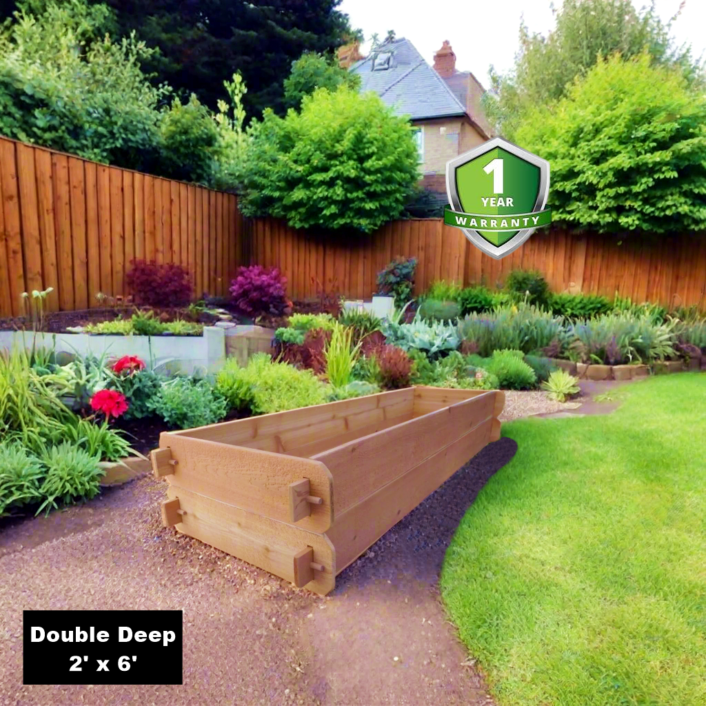Timberlane  Raised Garden Bed Kit Double Select Cedar