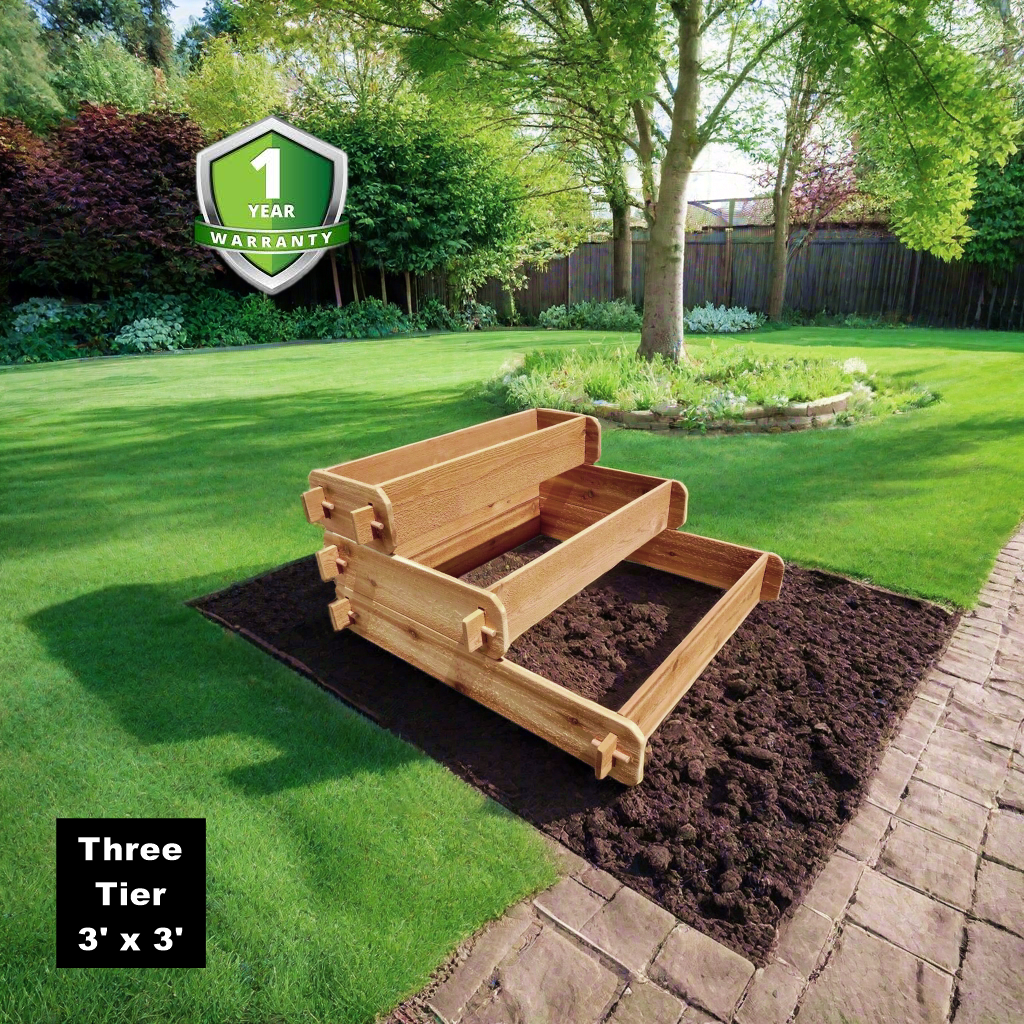 Timberlane Raised Garden Bed Kit 3 Tiered