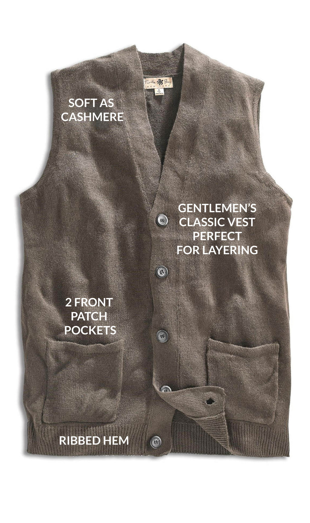 Men's Cashmere-Vest