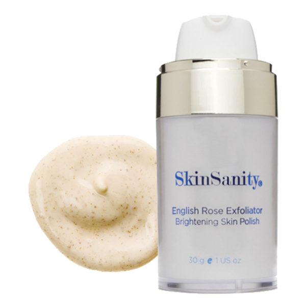 SkinSanity® English Rose Facial Exfoliator Brightening Skin Polish 0.5 oz
