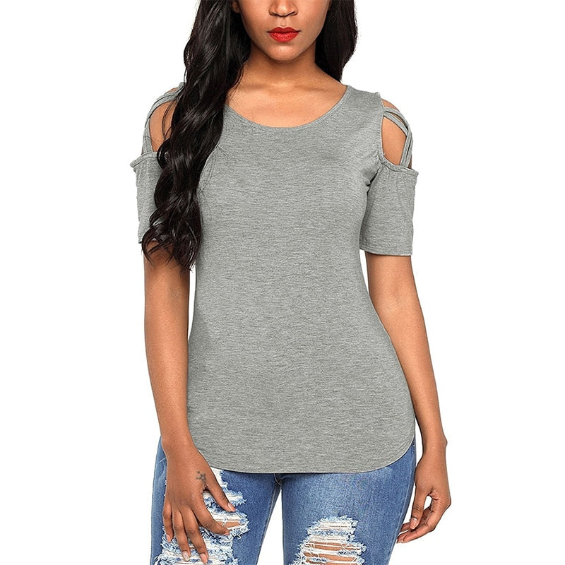 Women Casual Off the Shoulder Top