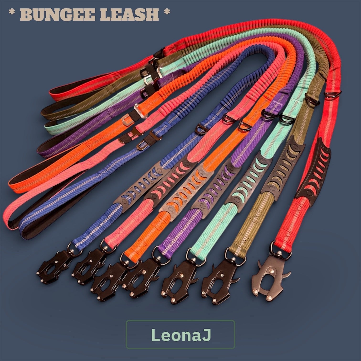 Heavy Duty Quick-Release Bungee Leash