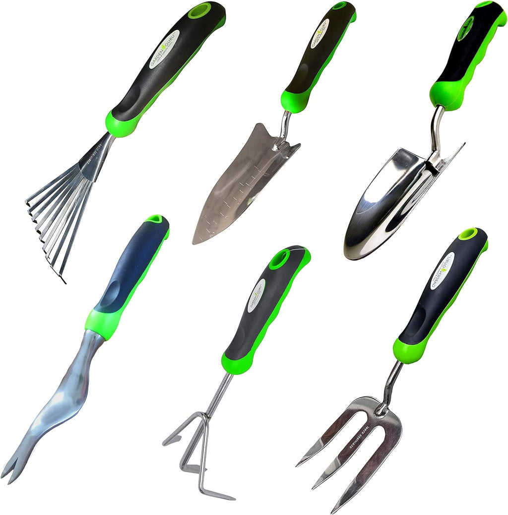 Stainless Steel 6pc Gardening Tool Set