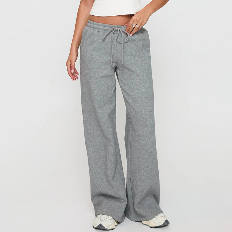 Women Casual Loose Drawstring Trousers