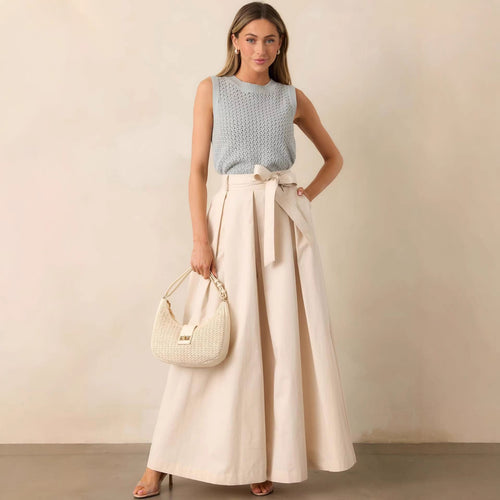 Damen Frühling Herbst Aprikosenfarbene Hose mit geradem Bein