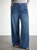 High Rise Straight Leg Jeans | Plus Size Denim