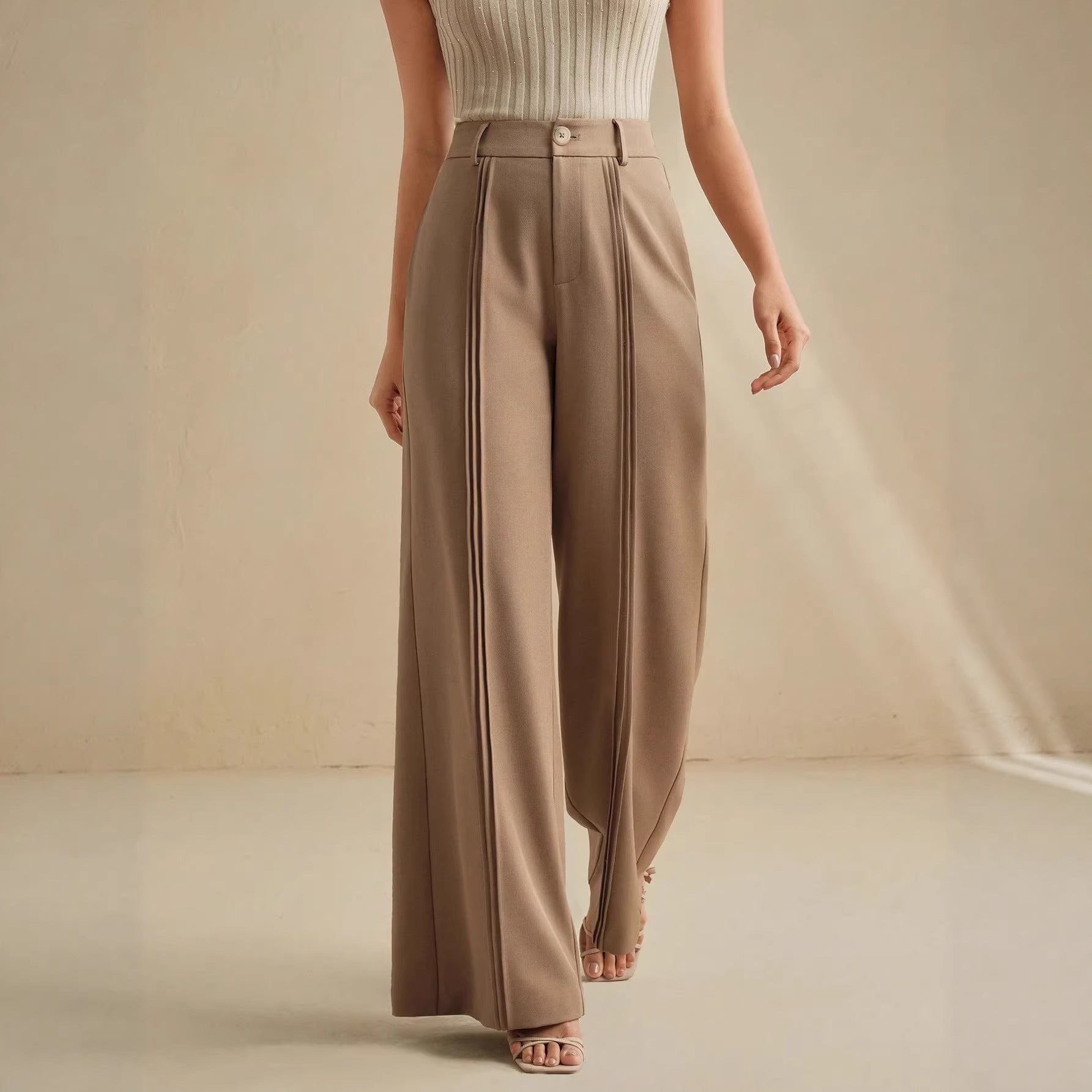 High Waist Wide Leg Pant